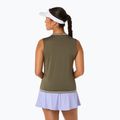 Дамска тениска за тенис ASICS Game Sleeveless Top W dark olive 3