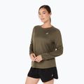 Дамска блуза с дълъг ръкав за бягане ASICS Core LS Top dark olive 4