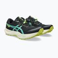 Мъжки обувки за бягане ASICS Fuji Lite 6 black/aurora green 10