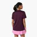 Дамска тениска/фланелка за тенис ASICS Court Top W dark aubergine 3