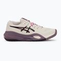Дамски обувки за тенис ASICS Gel-Resolution X soft oat/dark aubergine 2