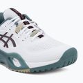 Мъжки обувки за тенис ASICS Gel-Resolution X white/dark aubergine 7