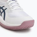 Дамски обувки за тенис ASICS Game FF Clay W white/independence blue 7