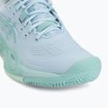 Дамски обувки за тенис ASICS Gel-Resolution X Clay light blue/oasis green 7