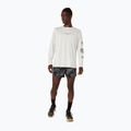 Мъжка блуза за бягане с дълъг ръкав Asics Fujitrail Logo Ls Top Cream 2
