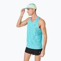 Мъжка тениска за бягане ASICS Metarun Singlet energy aqua 4