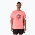 Мъжка тениска за бягане Asics Fujitrail Logo Ss Top Sun Coral