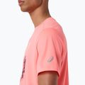 Мъжка тениска за бягане Asics Fujitrail Logo Ss Top Sun Coral 6
