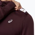 Мъжки суитшърт за бягане ASICS Road Winter Ls Hoodie dark currant 7