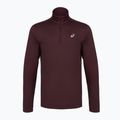Мъжки суитшърт за бягане ASICS Core Ls 1/2 Zip Winter Top dark currant