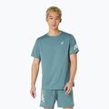Мъжка тениска за бягане ASICS Icon foggy teal