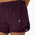 Дамски шорти за бягане ASICS Nagino Run 2-N-1 dark aubergine 5