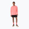 Мъжка блуза за бягане с дълъг ръкав Asics Fujitrail Logo Ls Top Sun Coral 2