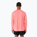 Мъжка блуза за бягане с дълъг ръкав Asics Fujitrail Logo Ls Top Sun Coral 3
