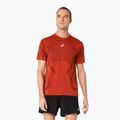 Мъжка тениска за бягане ASICS Road Seamless Top singed red