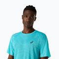 Мъжка тениска за бягане ASICS Metarun Top energy aqua 5