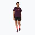 Дамска тениска за бягане Asics Fujitrail Logo Ss Top Dark Aubergine 2