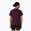 Дамска тениска за бягане Asics Fujitrail Logo Ss Top Dark Aubergine 3