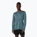 Мъжки дълъг ръкав за бягане ASICS Road Seamless в цвят мъгливо тюркоазено