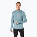 Мъжки термоактивен суитшърт ASICS Road Winter Seamless Top foggy teal
