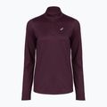 Дамска блуза за бягане с дълъг ръкав ASICS Core 1/2 Zip Winter Top dark aubergine