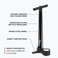 Lezyne Macro HV Floor Drive ABS 100psi плоска черна помпа за велосипед 5