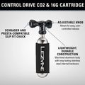 Помпа за велосипед Lezyne Control Drive CO2 + 1 x cartridge 16 g gloss black 3