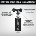 Помпа за велосипед Lezyne Control Drive CO2 + 1 x cartridge 25 g gloss black 3