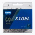 Верига KMC X10 EL 10rz 114 звена сребърна BX10ELN14