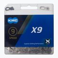 Верига за велосипед KMC X9 114 звена 9rz сребро BX09NP114
