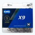 Верига за велосипед KMC X9 x114 сребристо сива BX09NG114