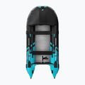 Седемместна надуваема лодка Gladiator C420 AL black/turquoise