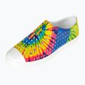 Детски маратонки Native Jefferson Print черупково бяло/черупково бяло/неон мулти tie dye 11