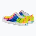 Детски маратонки Native Jefferson Print черупково бяло/черупково бяло/неон мулти tie dye 3
