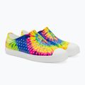Детски маратонки Native Jefferson Print черупково бяло/черупково бяло/неон мулти tie dye 4