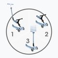 Детска триколесна тротинетка Globber Go.Up Active Ecologic Lights blueberry 2