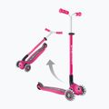 Детска триколесна тротинетка Globber Master Lights fuchsia 11