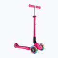 Детска триколесна тротинетка Globber Primo Foldable Lights fuchsia