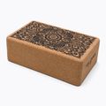 Кубче за йога Yoga Design Lab Cork Yoga кафяво BL-Cork-Mandala Black