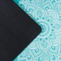 Yoga Design Lab Комбинирана постелка за йога за пътуване 1,5 мм синя Мандала Тюркоаз 4