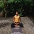 Маса за йога Yoga Design Lab Combo Yoga 5.5 mm czarna Mandala Black 5