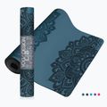 Yoga Design Lab Инфинити постелка за йога 3 мм синя Мандала Teal 6