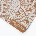 Yoga Design Lab Корк 5,5 мм кафяв Мандала Бяла постелка за йога 3