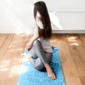 Yoga Design Lab Flow Pure 6 мм синя мандала Aqua постелка за йога 5