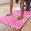 Yoga Design Lab Flow Pure 6 мм розов Мандала Роза постелка за йога 6