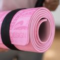 Yoga Design Lab Flow Pure 6 мм розов Мандала Роза постелка за йога 8