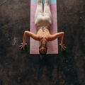 Yoga Design Lab Комбинирана постелка за йога розова 5,5 мм Thar 7