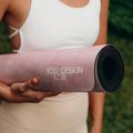 Yoga Design Lab Комбинирана постелка за йога розова 5,5 мм Thar 9