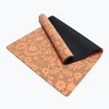 Килимче за йога Yoga Design Lab Cork 5,5 мм с флорална батика 3