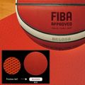 Баскетболна топка Molten B7G5000 FIBA brown размер 7 10